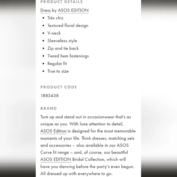 ASOS EDITION textured floral midi dress in white - Picture 5 of 8